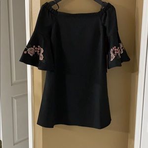 Jennifer Lopez off-the shoulder Dress